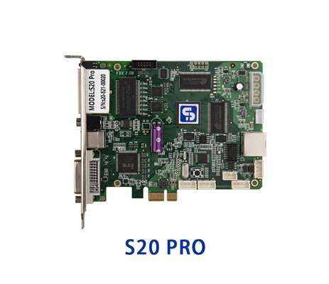 Sysolution DVI Sync Sending Card S20 Pro, 1,3 milhões de pixels, saídas Ethernet duplas